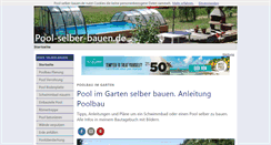 Desktop Screenshot of pool-selber-bauen.de