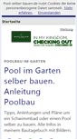 Mobile Screenshot of pool-selber-bauen.de