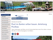 Tablet Screenshot of pool-selber-bauen.de